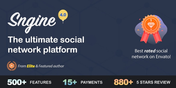 Sngine  - The Ultimate PHP Social Network Platform