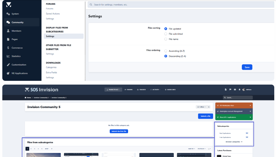 Display Files From Subcategories