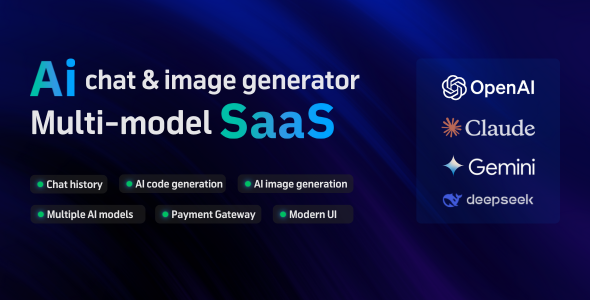 AI Chat, Image  - AI Multi Model SaaS