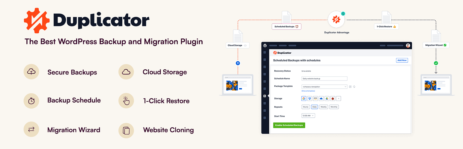 Duplicator Pro WordPress Site Migration & BackUp