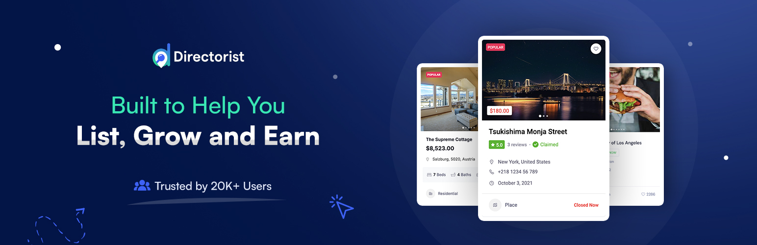 Directorist: AI-Powered Business Directory Plugin with Classified Ads Listings