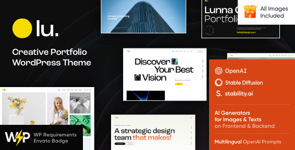Lunna  - Creative Portfolio WordPress Theme