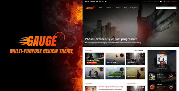 Gauge  - Multi-Purpose Review Theme