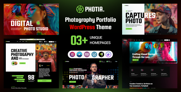 Photia - Photography Portfolio WordPress Theme