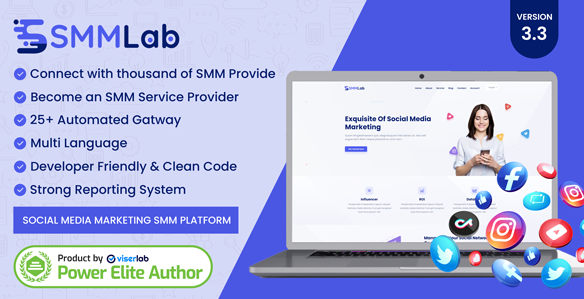 SMMLab- Social Media Marketing SMM Platform