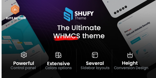 ShufyTheme - The Ultimate WHMCS Theme