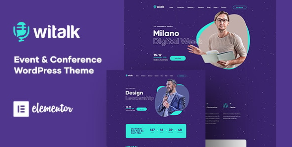 WiTalk  - Event & Conference WordPress Theme