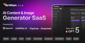 Artifism – AI Content, Image, Video, Chat, Chatbot, Voiceover & Code Generator SaaS.jpg