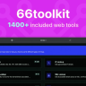 66toolkit  - Ultimate Web Tools System (SAAS)