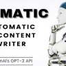 AIomatic – Automatic AI Content Writer & Editor, GPT-3 & GPT-4, ChatGPT ChatBot & AI Toolkit